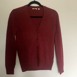 Uniqlo Maroon Cardigan